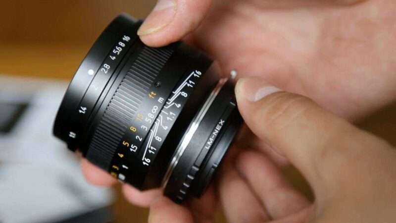 Leica M fullformat artisan 50mm F1.1 med nex adapter