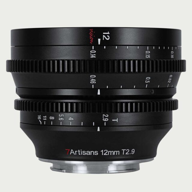 12mm T2.9 cinema linser for video.