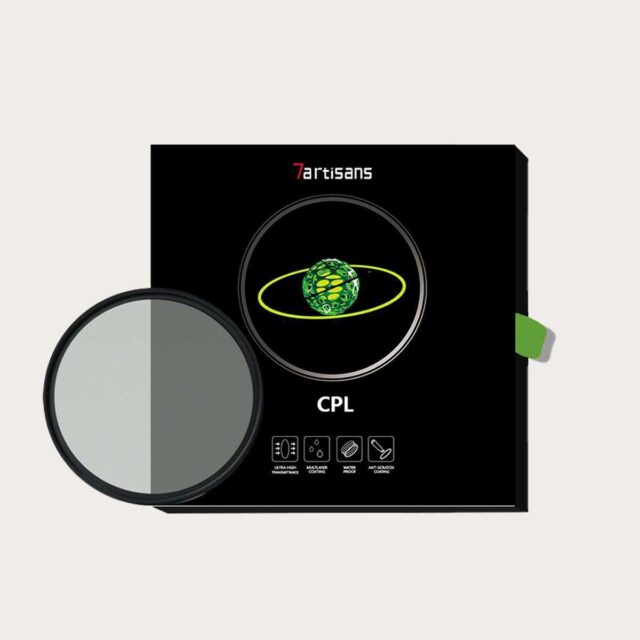 Polariseringsfilter for linser. CPL filter.