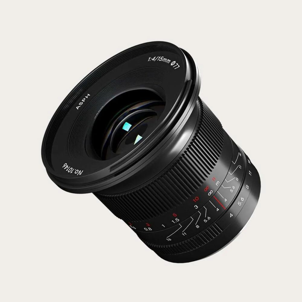 7Artisans 15mm F4 vidvinkelobjektiv for fullformat