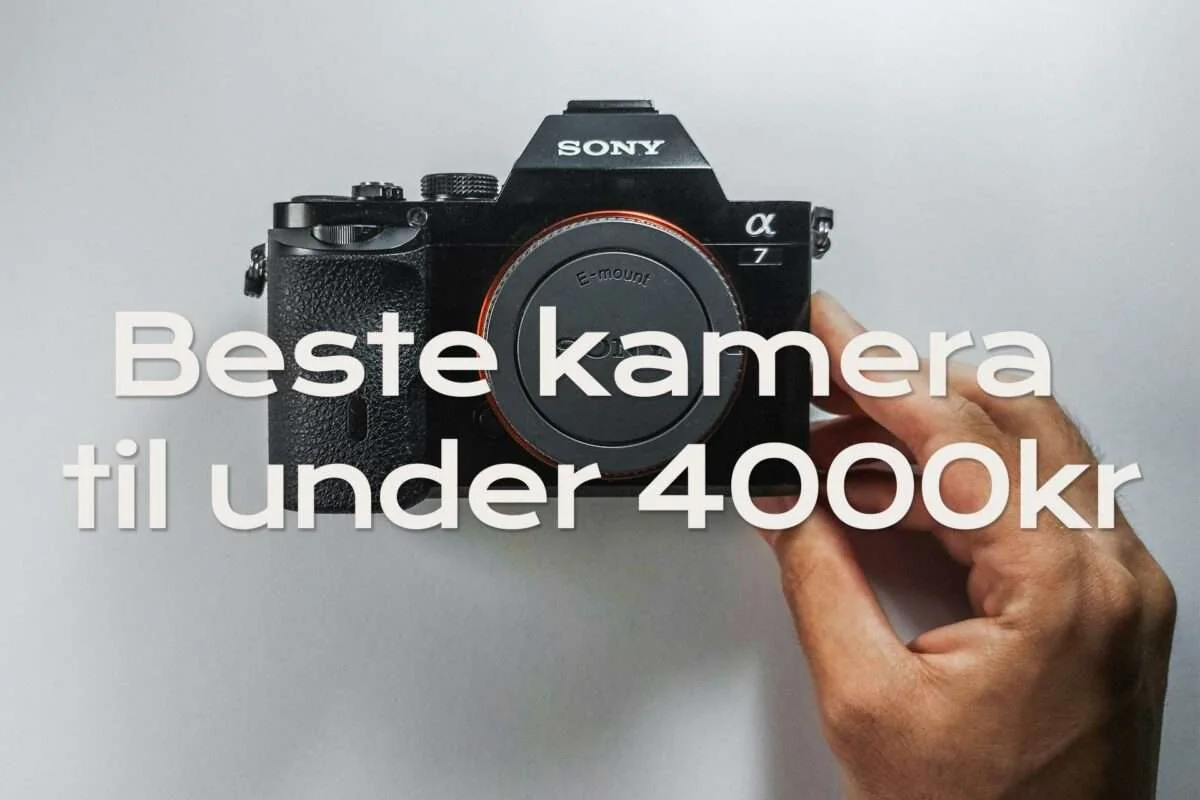 Sony-kamera som illustrerer guiden til bruktkamera under 4000 kroner