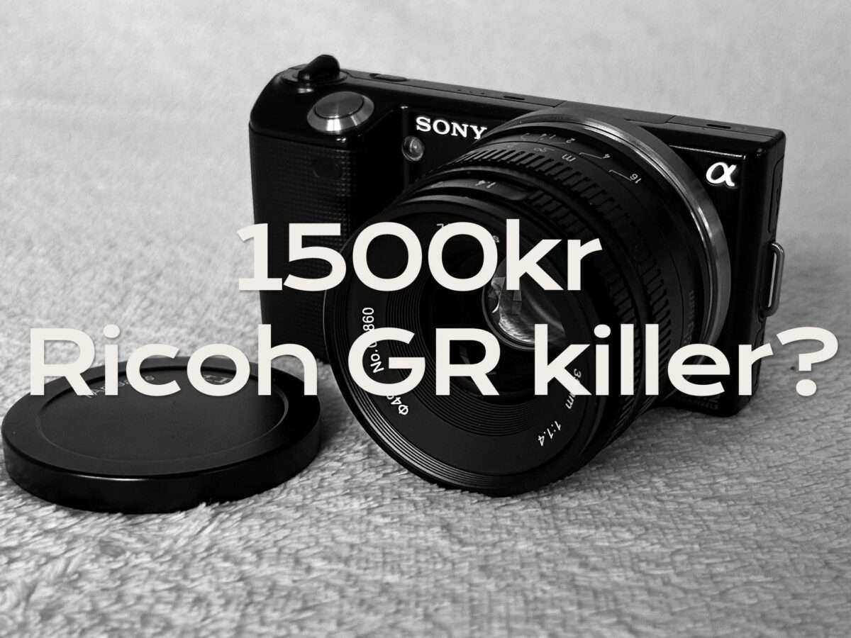 Ricoh GR alternativ fra Sony super billig rimelig