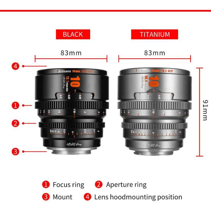 7artisans-hope-10mm_F21_2-specs HOPE cinemaobjektiv fra 7artisans 10mm i sølv titan farge.