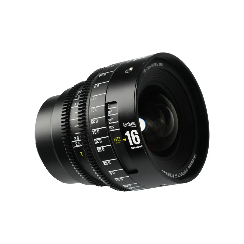 7Artisans INFINTE 16mm T2.5 – produktbilde – Svart / EF