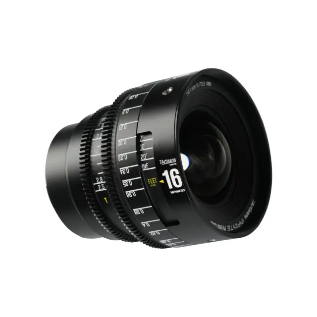 7Artisans INFINTE 16mm T2.5 – produktbilde – Svart / EF