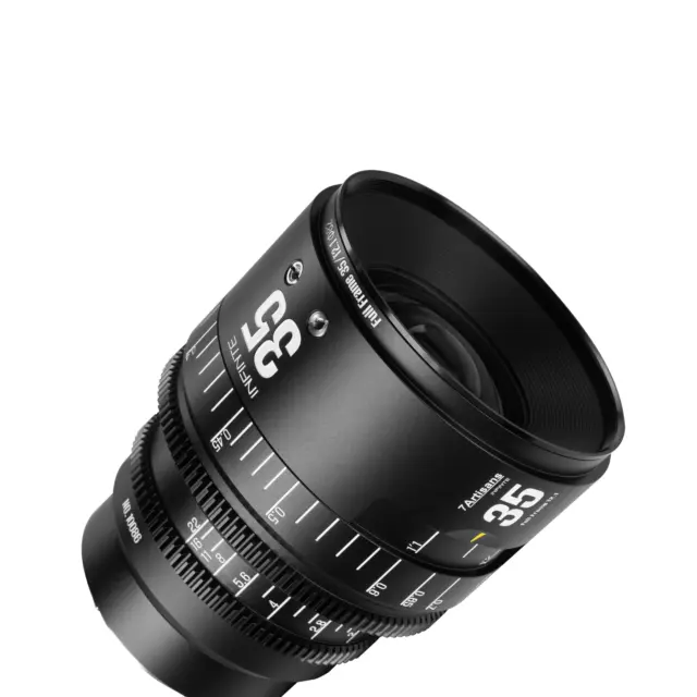 7Artisans INFINTE 35mm T2.1 – produktbilde – Svart / EF