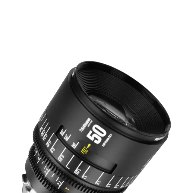 7Artisans INFINTE 50mm T2.1 – produktbilde – Svart / PL